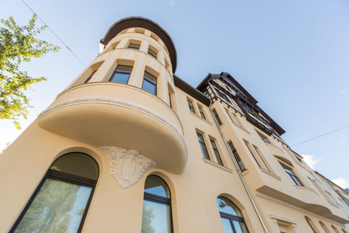Fachwerk Fassade Putz streichen sanieren Denkmalschutz Hannover