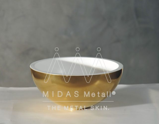 MIDAS Metall Gold Basin