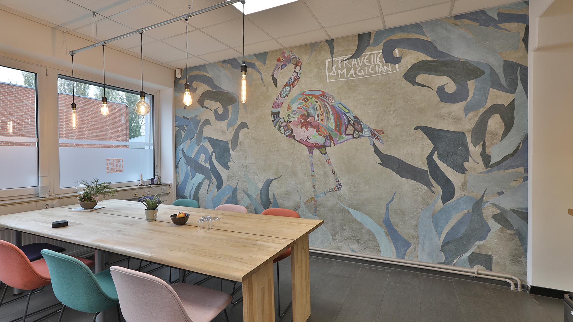 Wall Deco fuer Arbeitswelten Designtapeten LieblingsMaler HEYSE Hannover